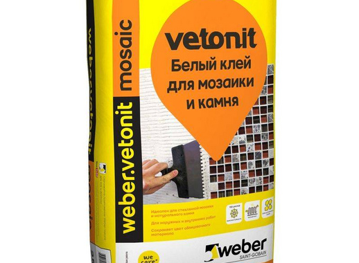 Клей для камня и керамогранита Weber Vetonit Stone Fix, 25 кг